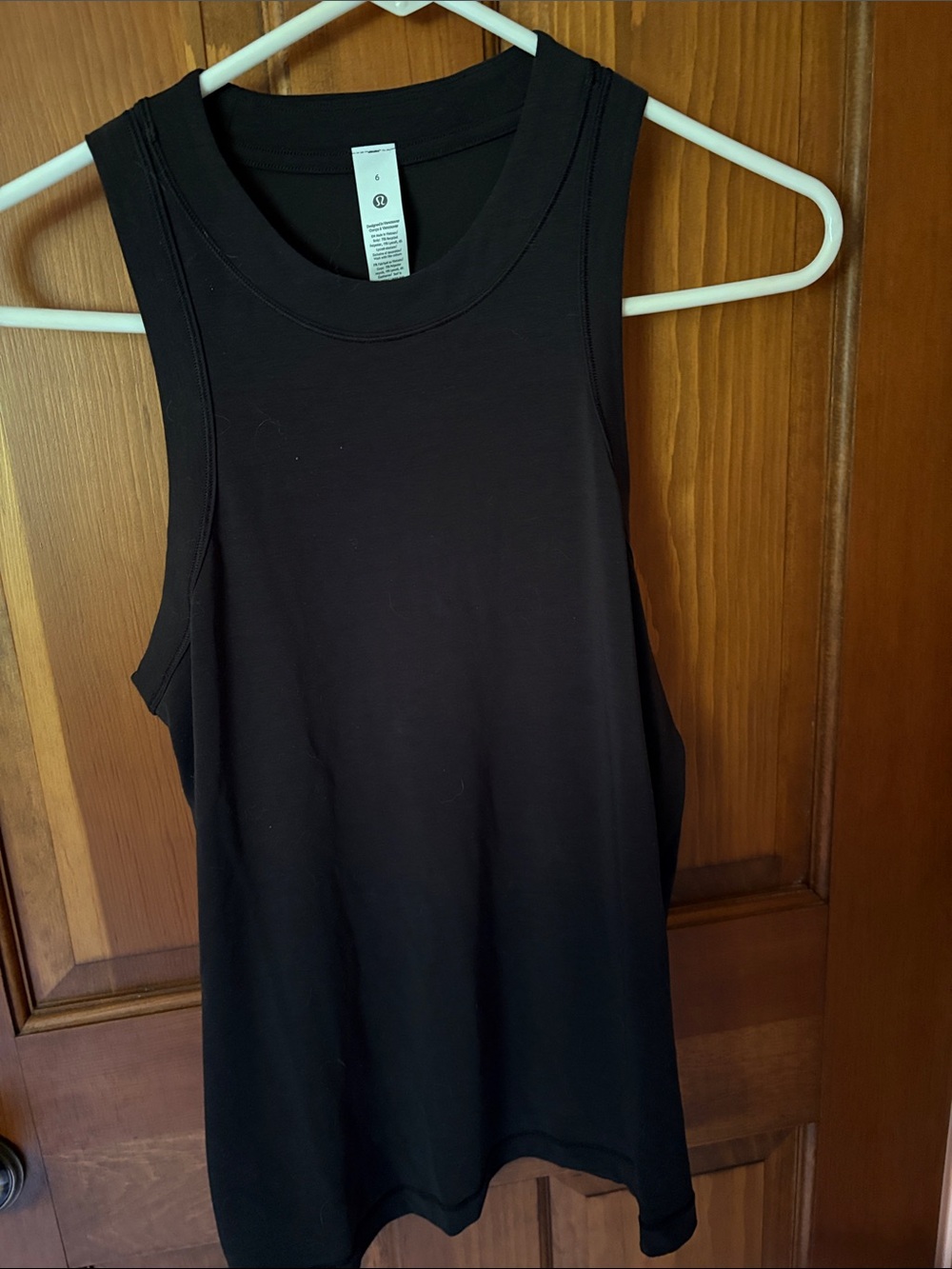 lululemon athletica Black Sleeveless Crew Tank